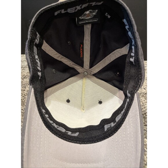 Harley-Davidson Silicone Skull Stretch Baseball Cap S/M Charcoal (99428-18VM) - Picture 10 of 12